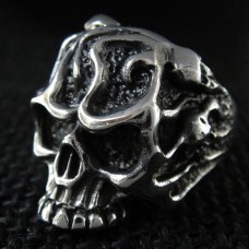 Skull Ring For Motor Biker - TR93